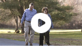Testimonial video thumbnail link with Parkinson’s patient and care partner”